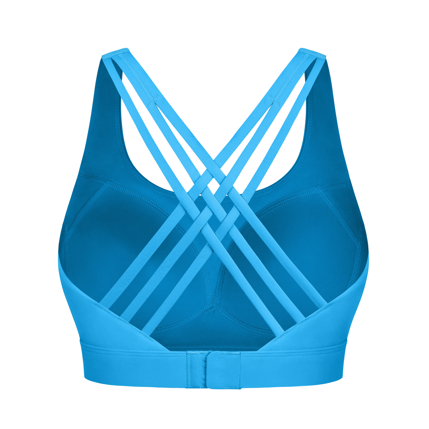 Women'S High Impact Sports Bras with Sewn-In Pads,4 Row Adjustable Hook-Eye Closure,Soft and Comfortable Non-Removable Molded Cups,Crisscross Strappy Workout Tops for Yoga Running Tiktokshopspringglowup