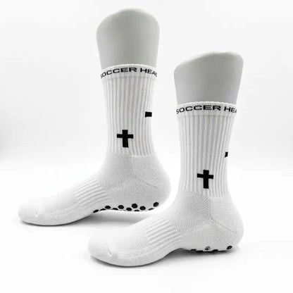 Soccer Head Grip Socks - Available in Youth and Adult Sizes (1, 3, or 6 Pairs)