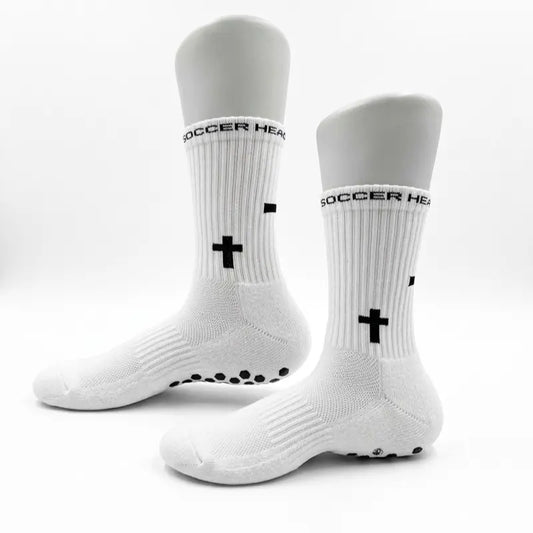 Soccer Head Grip Socks - Available in Youth and Adult Sizes (1, 3, or 6 Pairs)
