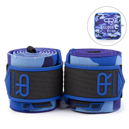 1 Pair Camouflage Elbow Straps for Weight Lifting Gym Fitness Elbow Wraps Powerlifting Elbow Support Workout Protector