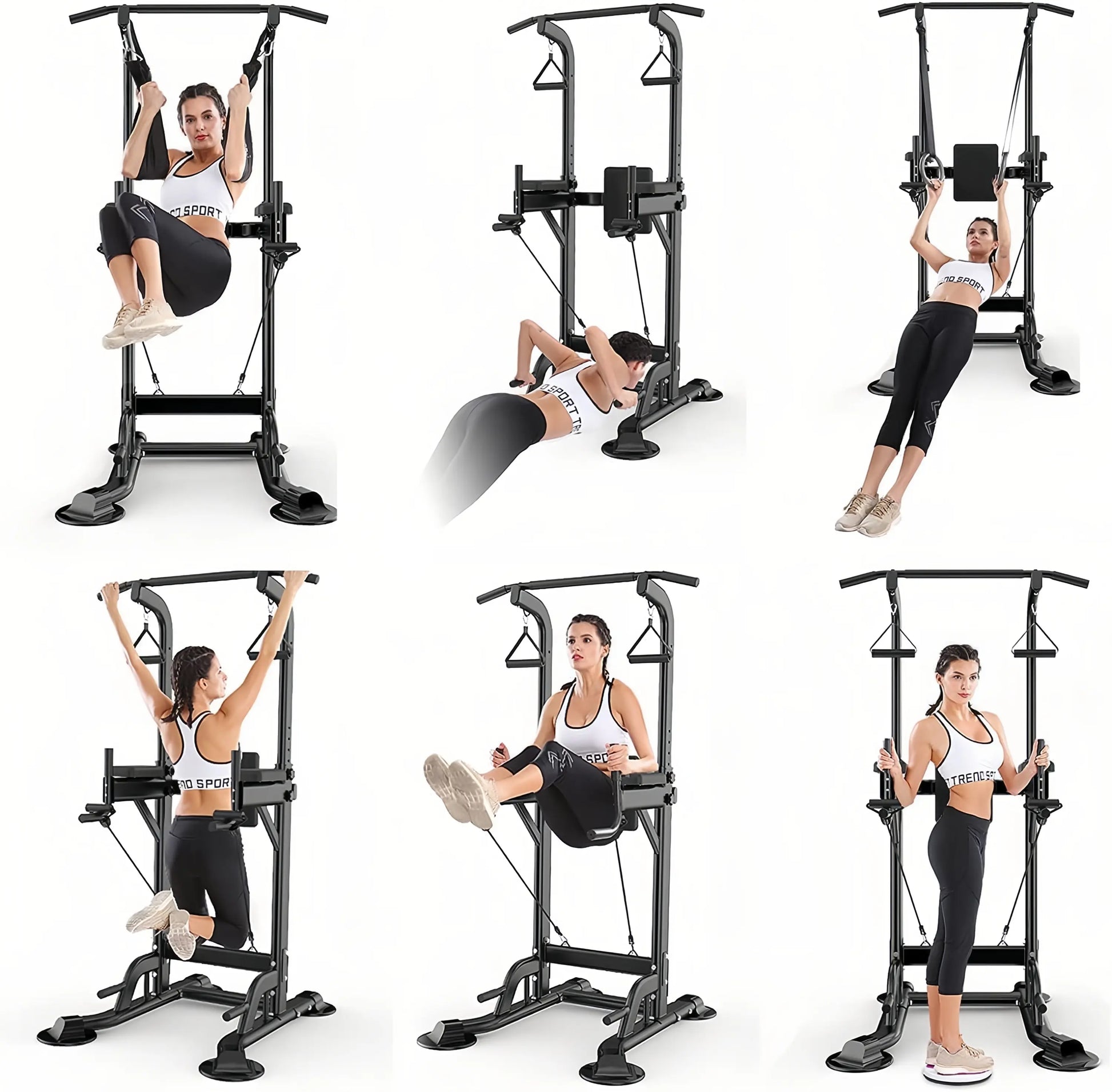 Power Tower Multifunctional Fitness Station for Home Gym Strength Training and Workouts