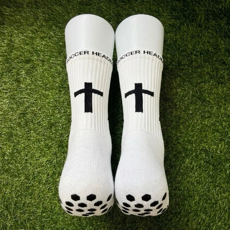 Soccer Head Grip Socks - Available in Youth and Adult Sizes (1, 3, or 6 Pairs)