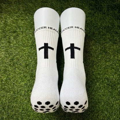 Soccer Head Grip Socks - Available in Youth and Adult Sizes (1, 3, or 6 Pairs)