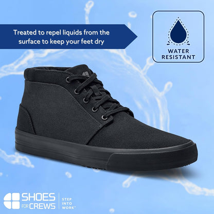 Unisex Slip-Resistant Work Sneakers - Comfortable, Non-Slip Work Shoes for Men & Women in Food Service, Hospitality, Retail - Cabbie II