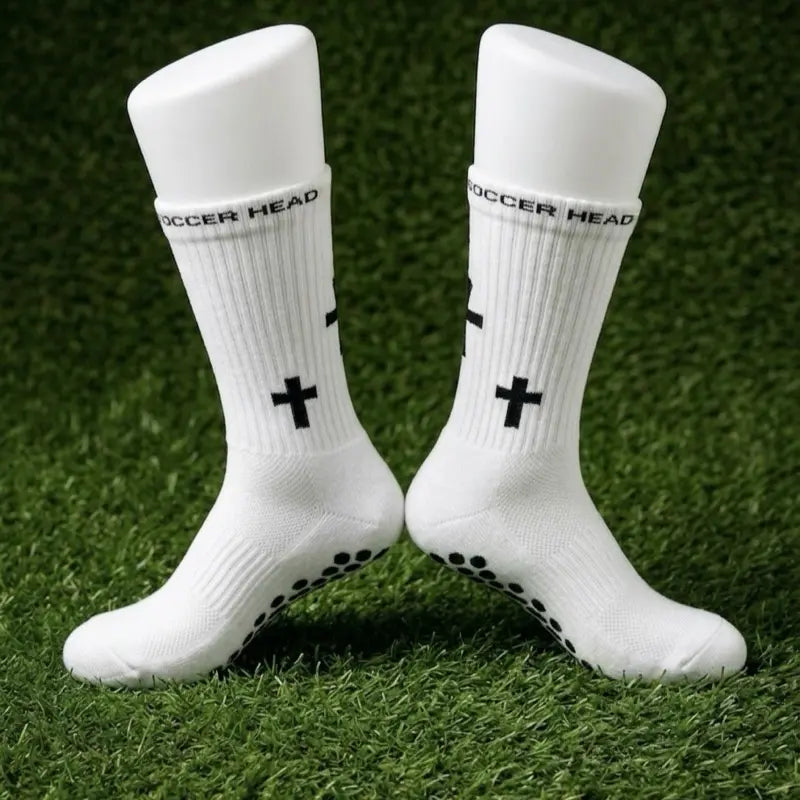 Soccer Head Grip Socks - Available in Youth and Adult Sizes (1, 3, or 6 Pairs)