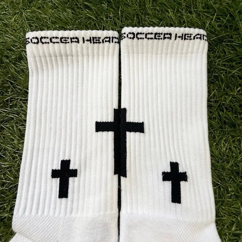 Soccer Head Grip Socks - Available in Youth and Adult Sizes (1, 3, or 6 Pairs)