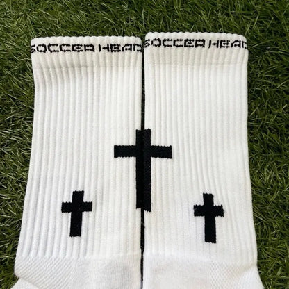 Soccer Head Grip Socks - Available in Youth and Adult Sizes (1, 3, or 6 Pairs)
