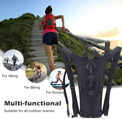 Stay Hydrated on Your Adventures: 3L Wide-Mouth Hydration Pack for Hiking, Kayaking, and More!