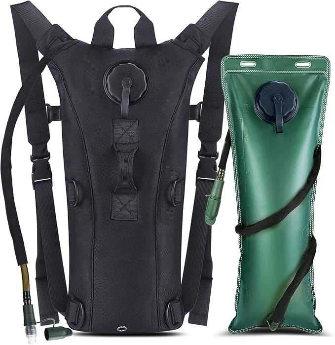 Stay Hydrated on Your Adventures: 3L Wide-Mouth Hydration Pack for Hiking, Kayaking, and More!