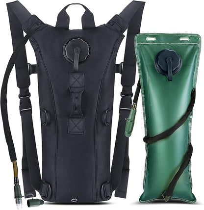 Stay Hydrated on Your Adventures: 3L Wide-Mouth Hydration Pack for Hiking, Kayaking, and More!