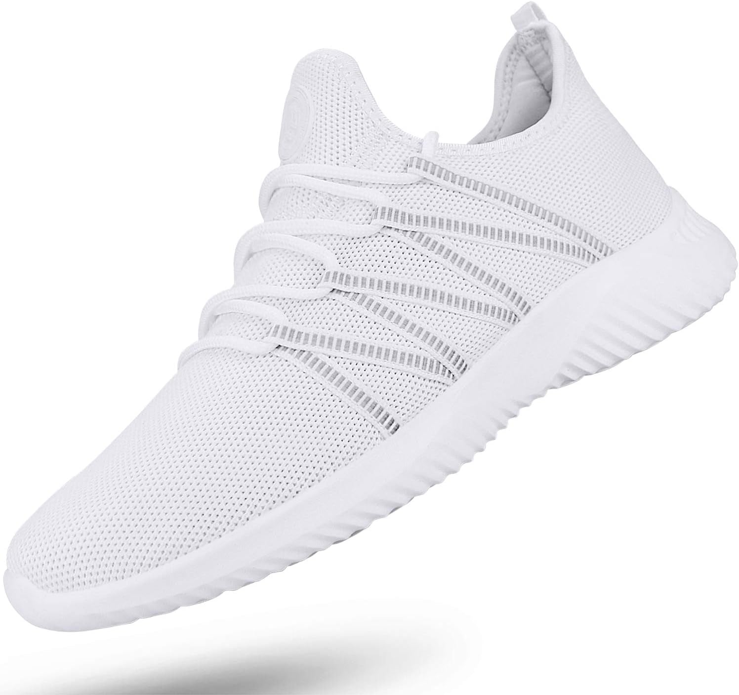 Mens Slip on Running Shoes Breathable Lightweight Comfortable Fashion Non Slip Sneakers for Men