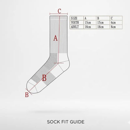 Soccer Head Grip Socks - Available in Youth and Adult Sizes (1, 3, or 6 Pairs)