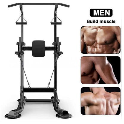 Power Tower Multifunctional Fitness Station for Home Gym Strength Training and Workouts