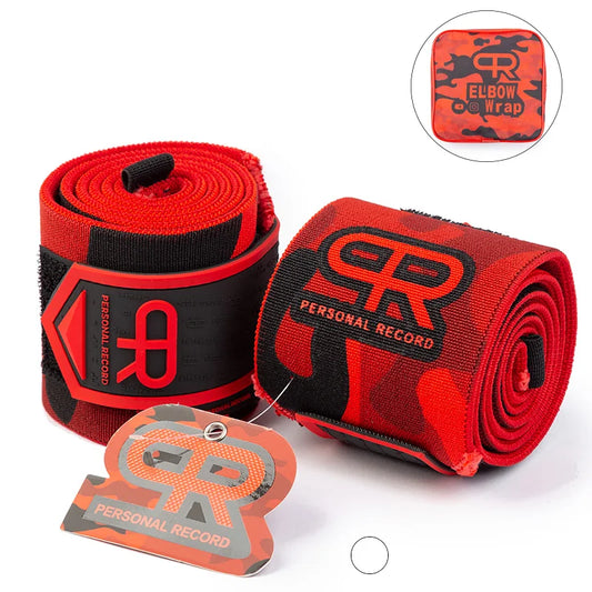 1 Pair Camouflage Elbow Straps for Weight Lifting Gym Fitness Elbow Wraps Powerlifting Elbow Support Workout Protector