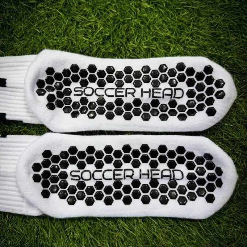 Soccer Head Grip Socks - Available in Youth and Adult Sizes (1, 3, or 6 Pairs)