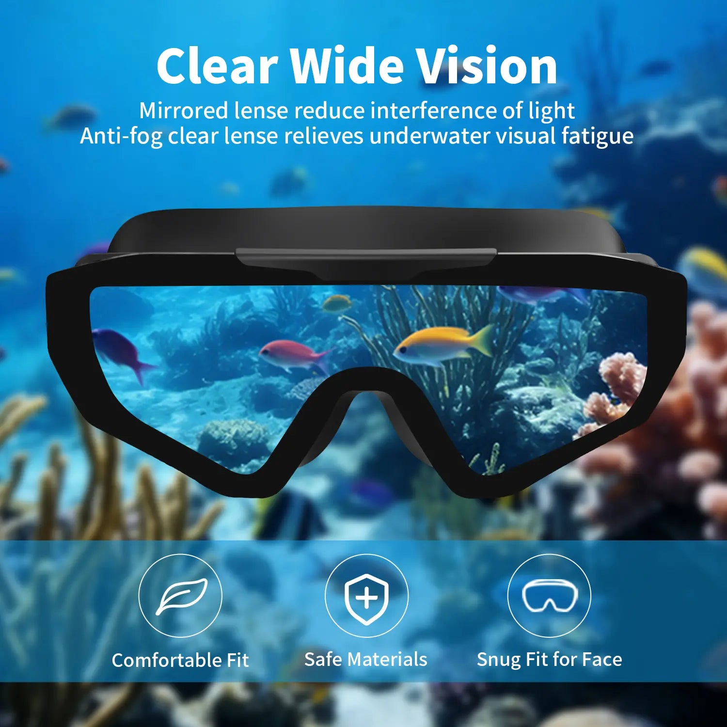 Outly Swim Goggles with Earplugs - 2 Pack for Adults and Children (Ages 4-12) - Anti-Fog, UV Protection, Leak-Resistant, 180° Wide View Pool Goggles