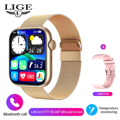 2025 Smartwatch with Wireless Charging, Bluetooth Calling, Custom Watch Faces for Men and Women, Fitness Tracker