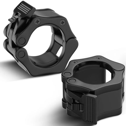 Barbell Collar Barbell Clamps 2 Inch Barbell Clips 2Pcs Quick Release for Weightlifting Bar