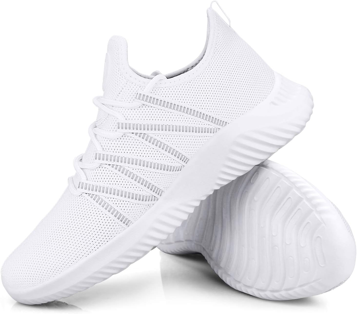 Mens Slip on Running Shoes Breathable Lightweight Comfortable Fashion Non Slip Sneakers for Men