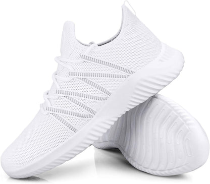 Mens Slip on Running Shoes Breathable Lightweight Comfortable Fashion Non Slip Sneakers for Men
