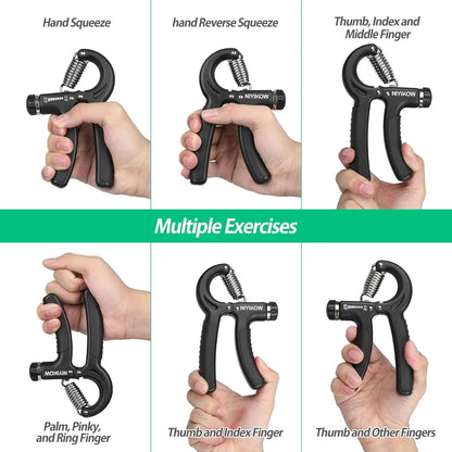 Flexgrip Adjustable Hand Strength Trainer - Resistance Range 22 to 132 lbs