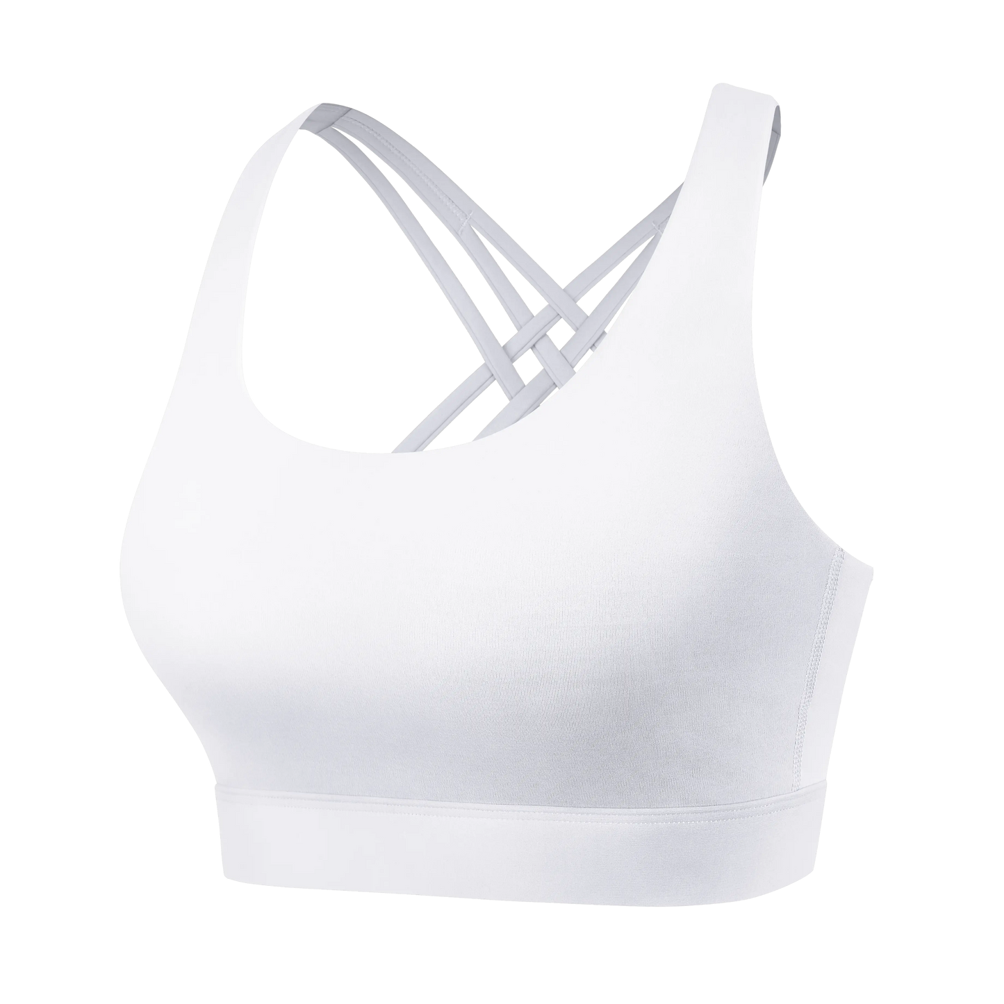Women'S High Impact Sports Bras with Sewn-In Pads,4 Row Adjustable Hook-Eye Closure,Soft and Comfortable Non-Removable Molded Cups,Crisscross Strappy Workout Tops for Yoga Running Tiktokshopspringglowup