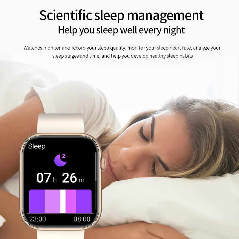 2025 Smartwatch with Wireless Charging, Bluetooth Calling, Custom Watch Faces for Men and Women, Fitness Tracker